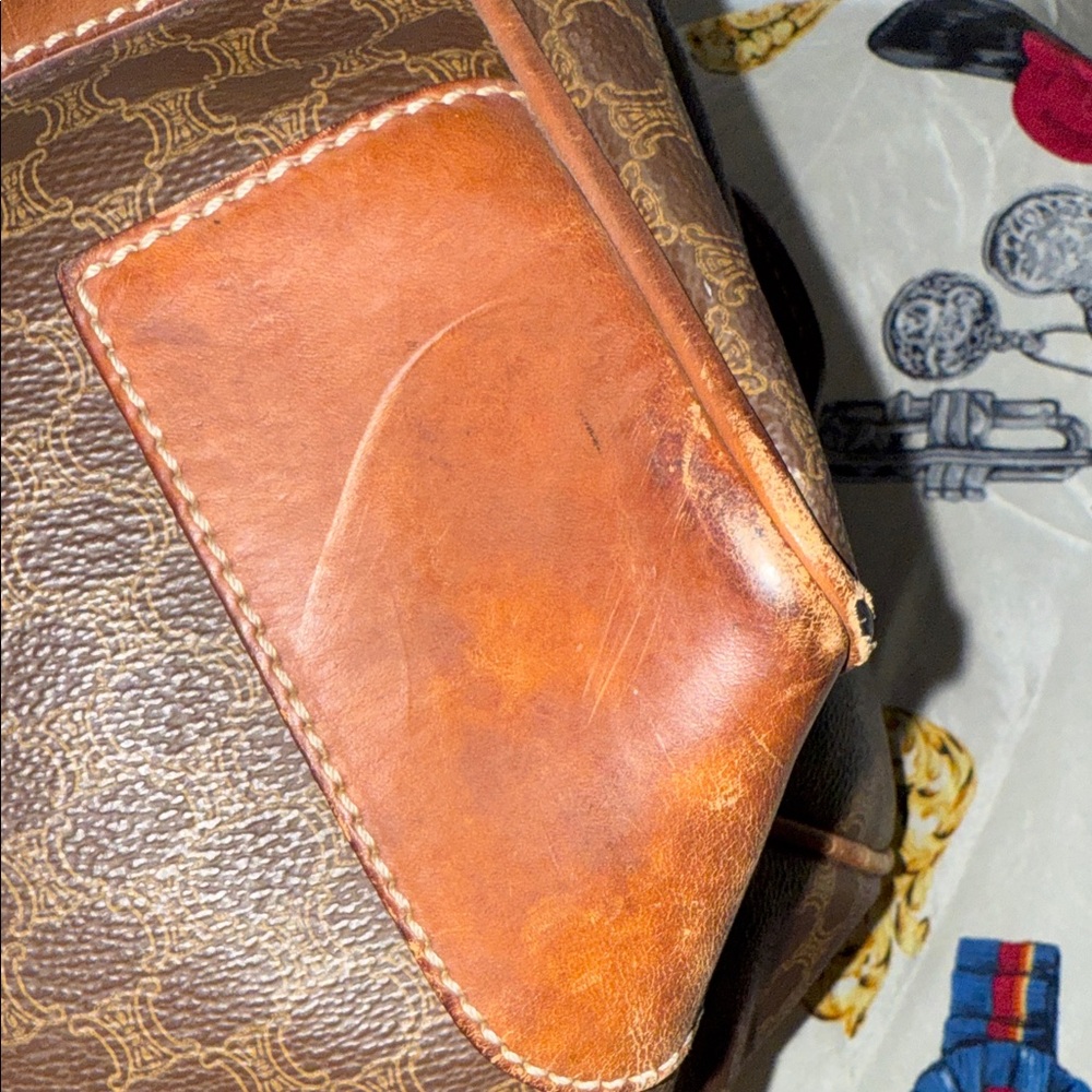 Celine Brown Leather Duffel Bag❤️ - Picture 11 of 16
